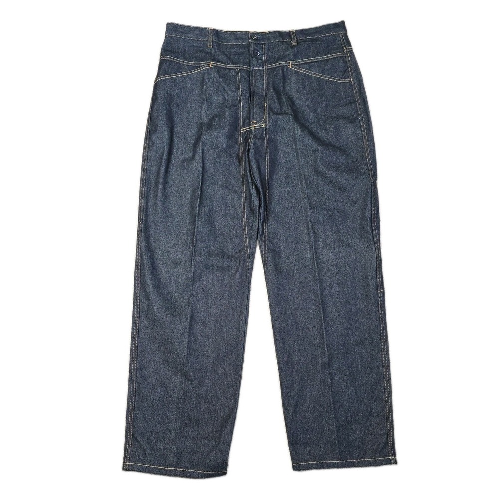 Marithe Francois Girbaud Brand X Jeans Mens 40x32 Raw Denim Baggy Y2k